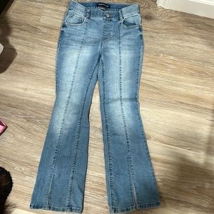 Hippie flair jeans for girls